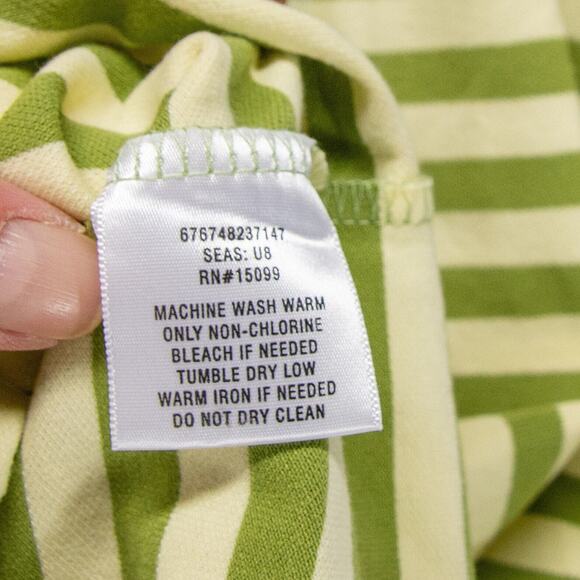 Women's Plus Size 20/22 CLASSIC ELEMENTS Striped Cotton Blend Polo Shirt - Picture 5 of 5